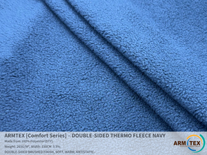 ARMTEX Comfort Series – Двусторонний Термофлис ТЕМНО-СИНИЙ